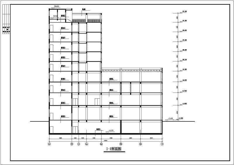 某综合楼建筑设计CAD施工图