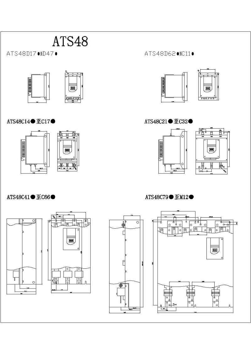 电气cad图块_ABB、正泰、施耐德常用cad图块（非常全面）