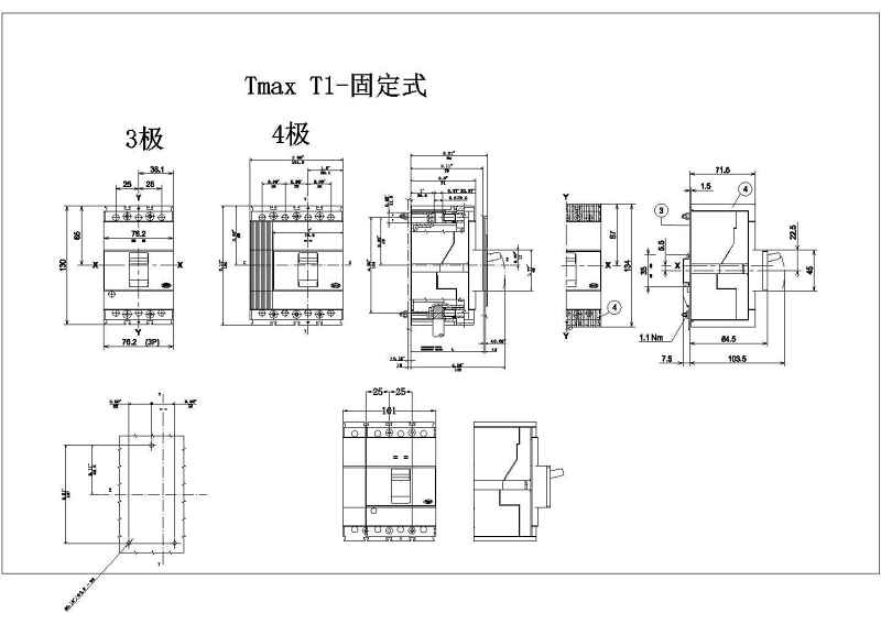 电气cad图块_ABB、正泰、施耐德常用cad图块（非常全面）