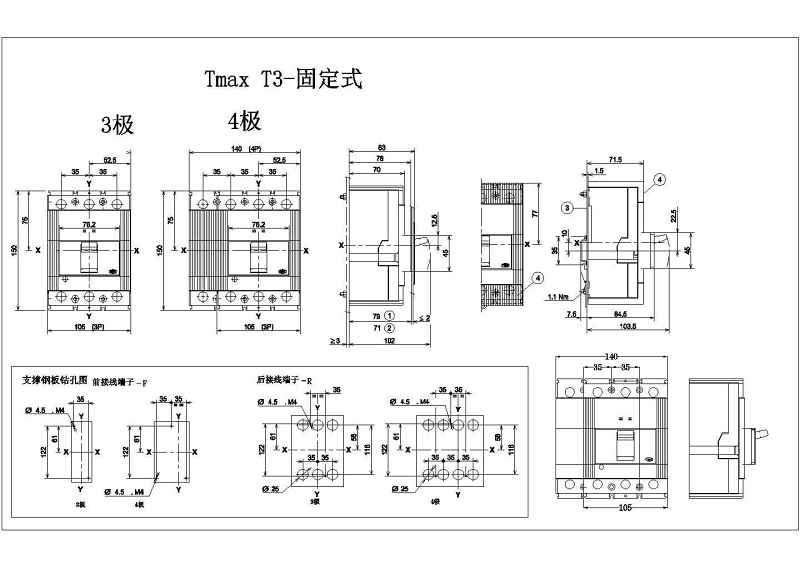 电气cad图块_ABB、正泰、施耐德常用cad图块（非常全面）