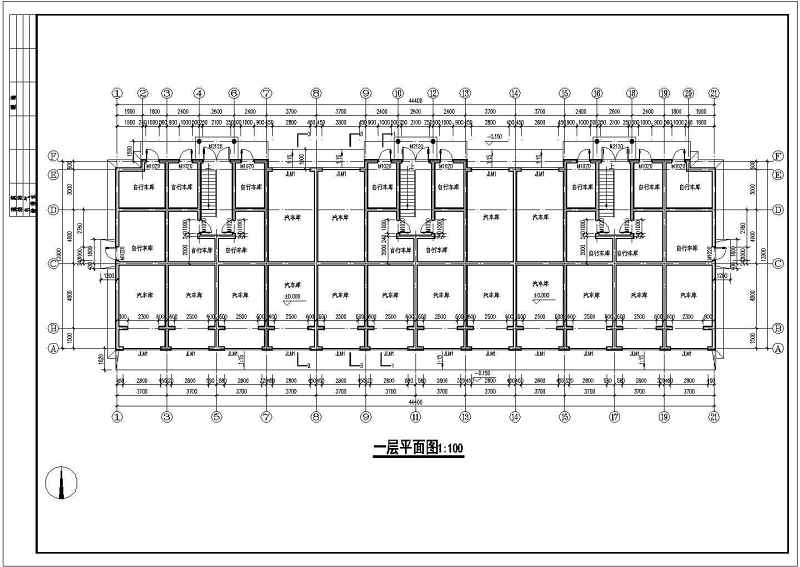 某单元式<a href=https://www.yitu.cn/su/7580.html target=_blank class=infotextkey>多层住宅</a><a href=https://www.yitu.cn/su/8159.html target=_blank class=infotextkey>楼</a><a href=https://www.yitu.cn/su/7590.html target=_blank class=infotextkey>设计</a>cad全套建筑施工图