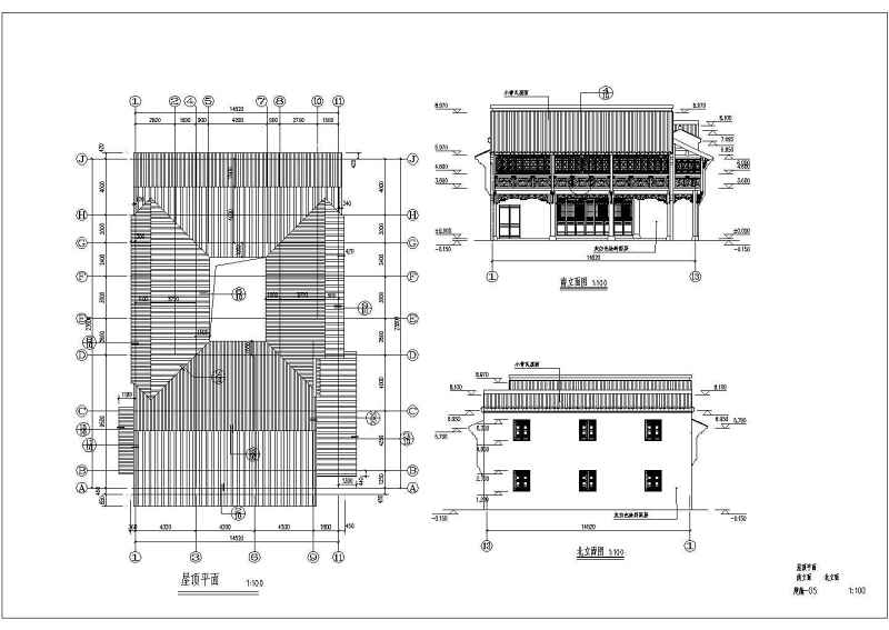 江南某<a href=https://www.yitu.cn/su/7872.html target=_blank class=infotextkey>地</a>2层<a href=https://www.yitu.cn/su/7637.html target=_blank class=infotextkey>框架</a>结构<a href=https://www.yitu.cn/su/7939.html target=_blank class=infotextkey>仿古建筑</a><a href=https://www.yitu.cn/su/7590.html target=_blank class=infotextkey>设计</a>施工图