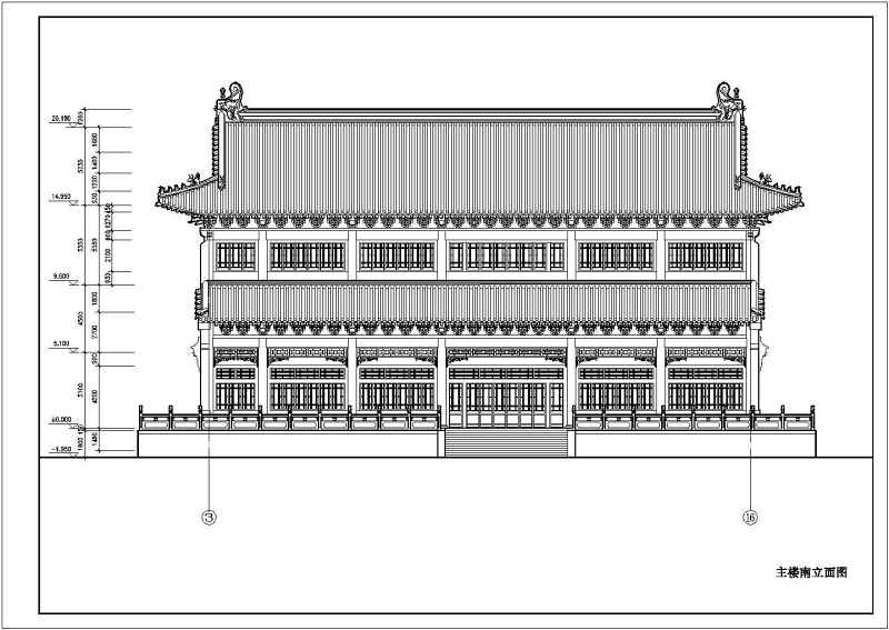 某<a href=https://www.yitu.cn/su/7872.html target=_blank class=infotextkey>地</a>多层<a href=https://www.yitu.cn/su/7637.html target=_blank class=infotextkey>框架</a>结构<a href=https://www.yitu.cn/su/7939.html target=_blank class=infotextkey>仿古建筑</a><a href=https://www.yitu.cn/su/7590.html target=_blank class=infotextkey>设计</a>施工<a href=https://www.yitu.cn/su/7937.html target=_blank class=infotextkey>图纸</a>