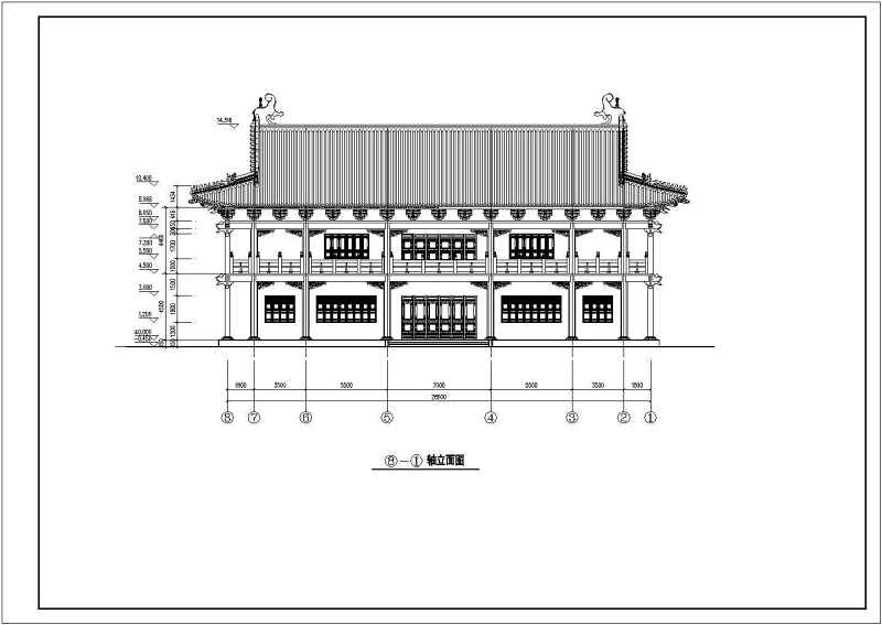 某<a href=https://www.yitu.cn/su/7872.html target=_blank class=infotextkey>地</a>两层<a href=https://www.yitu.cn/su/7637.html target=_blank class=infotextkey>框架</a>结构<a href=https://www.yitu.cn/su/7939.html target=_blank class=infotextkey>仿古建筑</a><a href=https://www.yitu.cn/su/7590.html target=_blank class=infotextkey>设计</a>施工<a href=https://www.yitu.cn/su/7937.html target=_blank class=infotextkey>图纸</a>