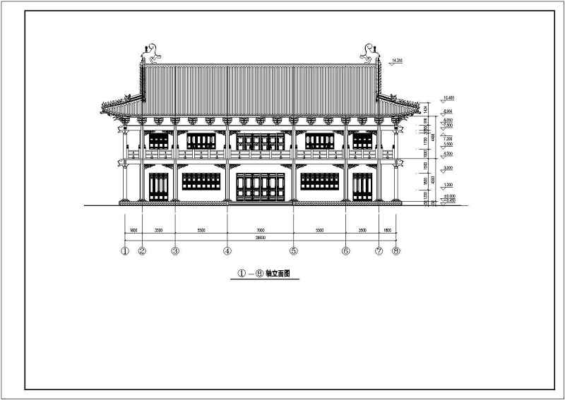 某<a href=https://www.yitu.cn/su/7872.html target=_blank class=infotextkey>地</a>两层<a href=https://www.yitu.cn/su/7637.html target=_blank class=infotextkey>框架</a>结构<a href=https://www.yitu.cn/su/7939.html target=_blank class=infotextkey>仿古建筑</a><a href=https://www.yitu.cn/su/7590.html target=_blank class=infotextkey>设计</a>施工<a href=https://www.yitu.cn/su/7937.html target=_blank class=infotextkey>图纸</a>