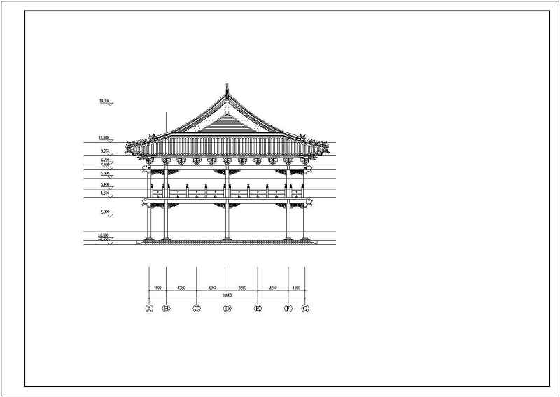 某<a href=https://www.yitu.cn/su/7872.html target=_blank class=infotextkey>地</a>两层<a href=https://www.yitu.cn/su/7637.html target=_blank class=infotextkey>框架</a>结构<a href=https://www.yitu.cn/su/7939.html target=_blank class=infotextkey>仿古建筑</a><a href=https://www.yitu.cn/su/7590.html target=_blank class=infotextkey>设计</a>施工<a href=https://www.yitu.cn/su/7937.html target=_blank class=infotextkey>图纸</a>