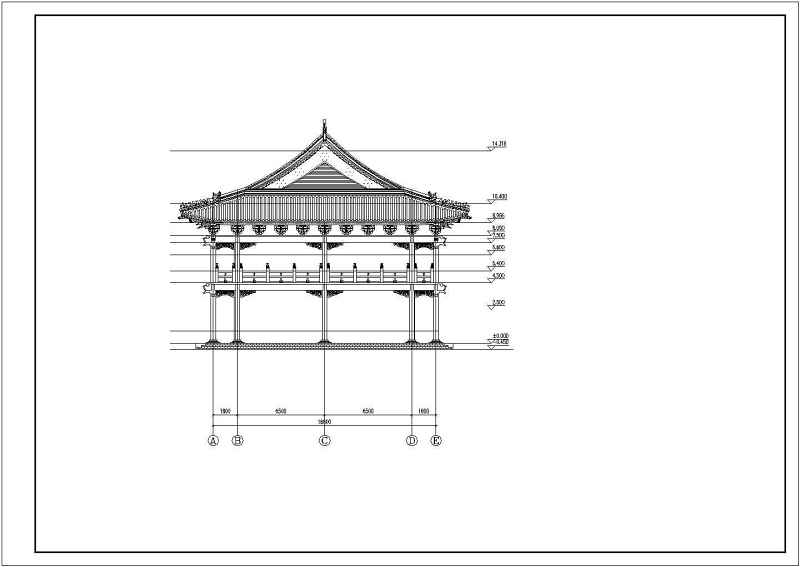 某<a href=https://www.yitu.cn/su/7872.html target=_blank class=infotextkey>地</a>两层<a href=https://www.yitu.cn/su/7637.html target=_blank class=infotextkey>框架</a>结构<a href=https://www.yitu.cn/su/7939.html target=_blank class=infotextkey>仿古建筑</a><a href=https://www.yitu.cn/su/7590.html target=_blank class=infotextkey>设计</a>施工<a href=https://www.yitu.cn/su/7937.html target=_blank class=infotextkey>图纸</a>