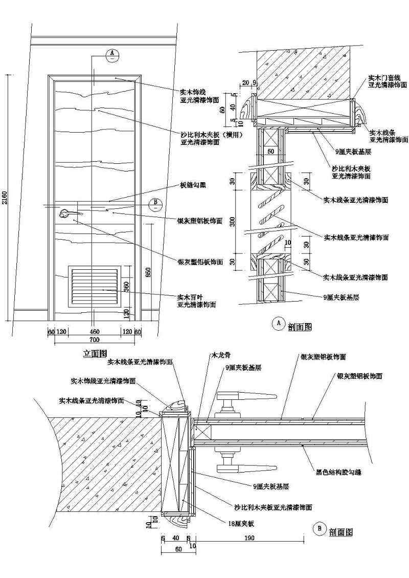 建筑CAD常用图块之门（四）