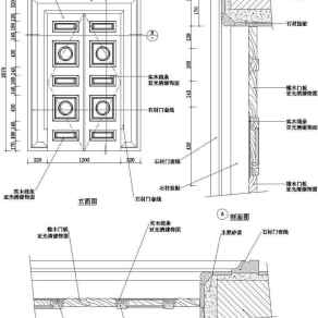 建筑CAD图块之建筑CAD常用图块之门（五）