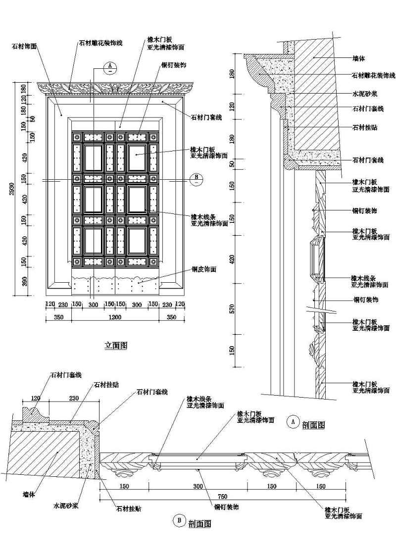建筑CAD图块之建筑CAD常用图块之门（五）