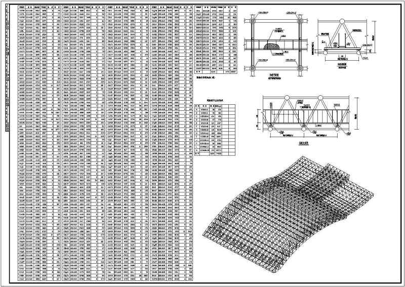 某大学体育馆屋顶网架结构<a href=https://www.yitu.cn/su/7590.html target=_blank class=infotextkey>设计</a>施工图