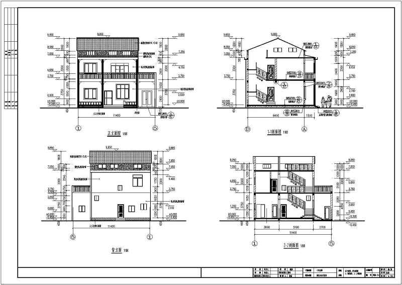 某<a href=https://www.yitu.cn/su/7872.html target=_blank class=infotextkey>地</a>两层砖混结构新农村住宅建筑<a href=https://www.yitu.cn/su/7590.html target=_blank class=infotextkey>设计</a>施工<a href=https://www.yitu.cn/su/7937.html target=_blank class=infotextkey>图纸</a>