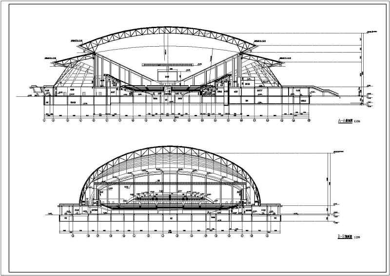 北方某省大型体育馆建筑<a href=https://www.yitu.cn/su/7590.html target=_blank class=infotextkey>设计</a>方案图