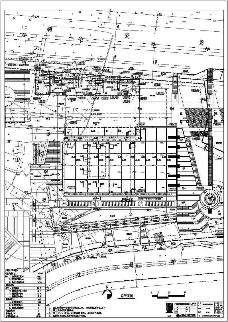 【广东】某三层乙级体育馆建筑及结构<a href=https://www.yitu.cn/su/7590.html target=_blank class=infotextkey>设计</a>施工图（含<a href=https://www.yitu.cn/su/5628.html target=_blank class=infotextkey>水</a>暖电）