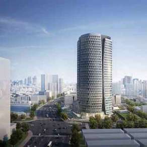 【上海】33层框剪办公楼建筑设计方案文本（无CAD）