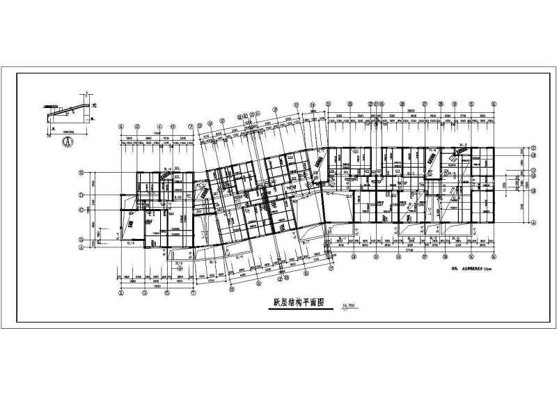 某六层砖混结构住宅<a href=https://www.yitu.cn/su/8159.html target=_blank class=infotextkey>楼</a><a href=https://www.yitu.cn/su/7590.html target=_blank class=infotextkey>设计</a>施工<a href=https://www.yitu.cn/su/7937.html target=_blank class=infotextkey>图纸</a>