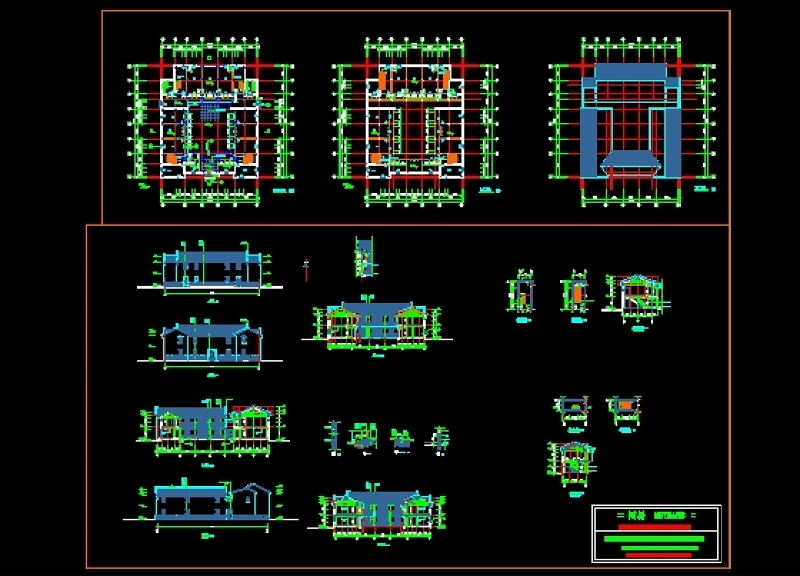 <a href=https://www.yitu.cn/su/7939.html target=_blank class=infotextkey>仿古建筑</a>施工图