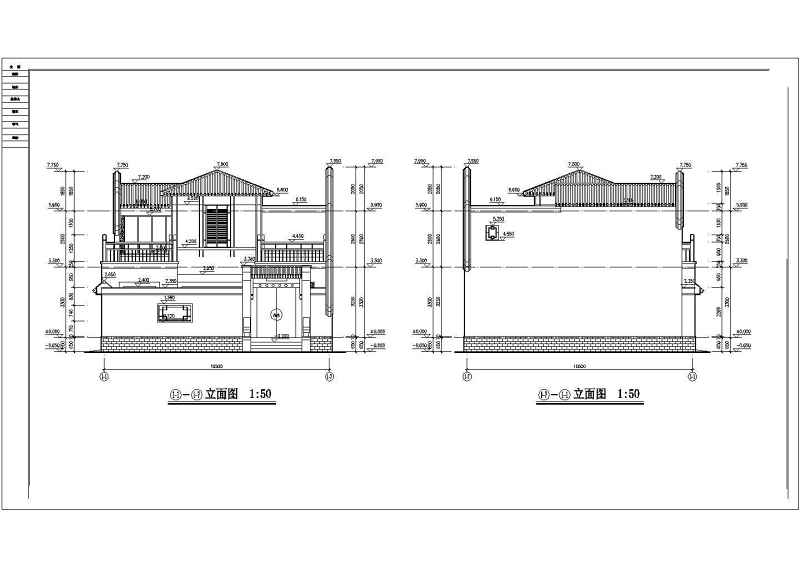 某2层砖混结构<a href=https://www.yitu.cn/su/7051.html target=_blank class=infotextkey>合院</a>住宅建筑方案<a href=https://www.yitu.cn/su/7590.html target=_blank class=infotextkey>设计</a><a href=https://www.yitu.cn/su/7937.html target=_blank class=infotextkey>图纸</a>