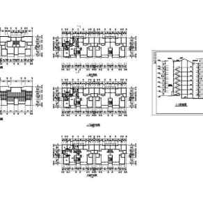 某小区多层住宅楼建筑方案设计图