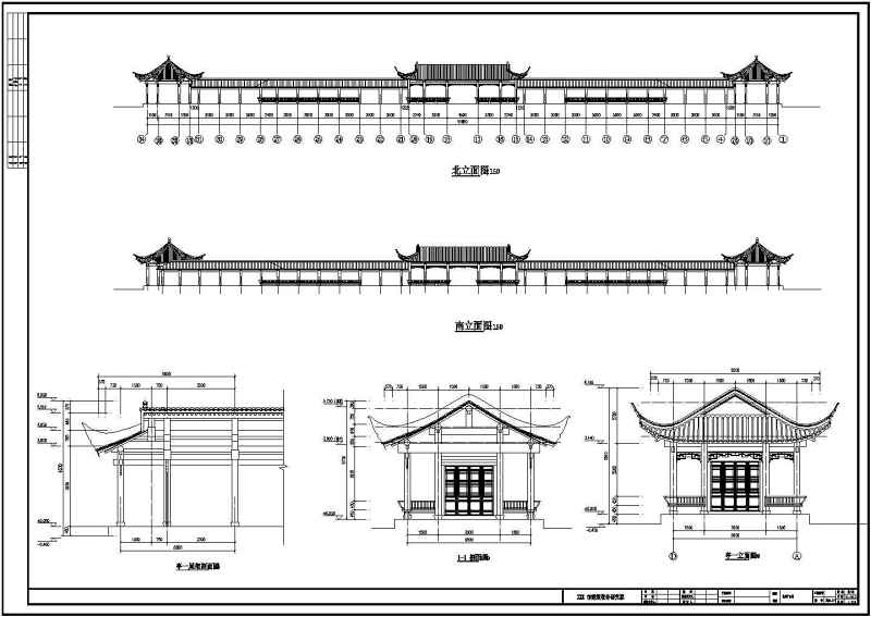 北方某<a href=https://www.yitu.cn/su/7872.html target=_blank class=infotextkey>地</a>多个古建连廊建筑方案<a href=https://www.yitu.cn/su/7590.html target=_blank class=infotextkey>设计</a>图