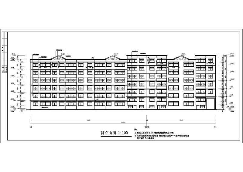 焦作市某多层砖混结构住宅<a href=https://www.yitu.cn/su/8159.html target=_blank class=infotextkey>楼</a>建筑<a href=https://www.yitu.cn/su/7590.html target=_blank class=infotextkey>设计</a>施工<a href=https://www.yitu.cn/su/7937.html target=_blank class=infotextkey>图纸</a>