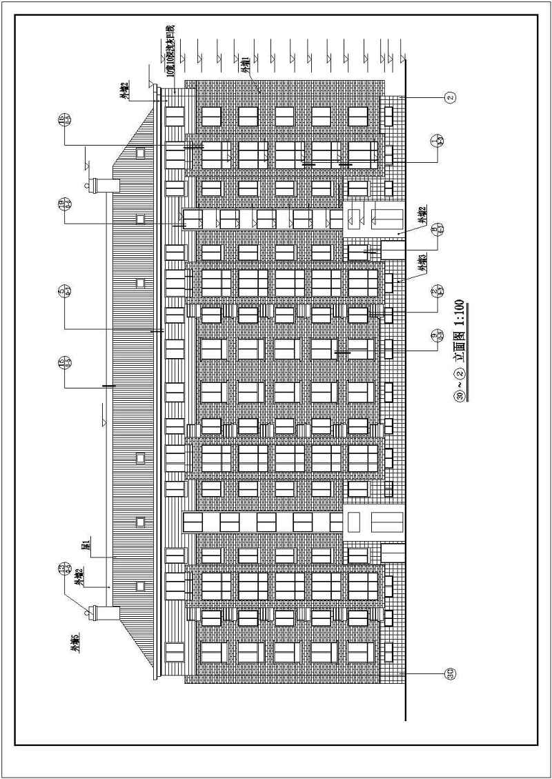 某<a href=https://www.yitu.cn/su/7872.html target=_blank class=infotextkey>地</a>六层砖混结构住宅建筑<a href=https://www.yitu.cn/su/7590.html target=_blank class=infotextkey>设计</a>施工<a href=https://www.yitu.cn/su/7937.html target=_blank class=infotextkey>图纸</a>