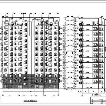 某地11层剪力墙结构住宅楼建筑设计施工图