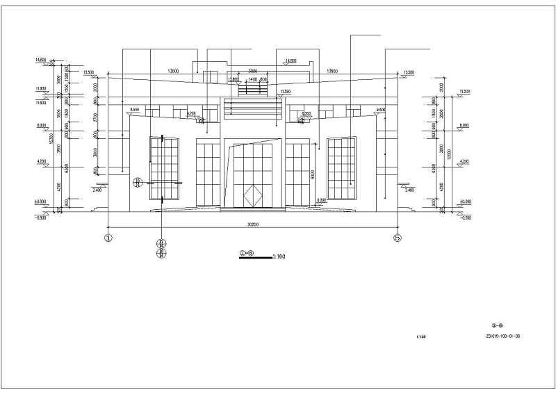 某三层综合<a href=https://www.yitu.cn/su/8159.html target=_blank class=infotextkey>楼</a>建筑结构施工cad图