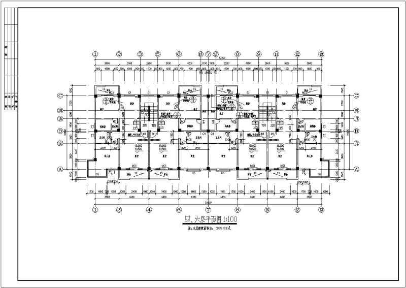 商住<a href=https://www.yitu.cn/su/8159.html target=_blank class=infotextkey>楼</a>建筑全套<a href=https://www.yitu.cn/su/7590.html target=_blank class=infotextkey>设计</a>CAD施工图