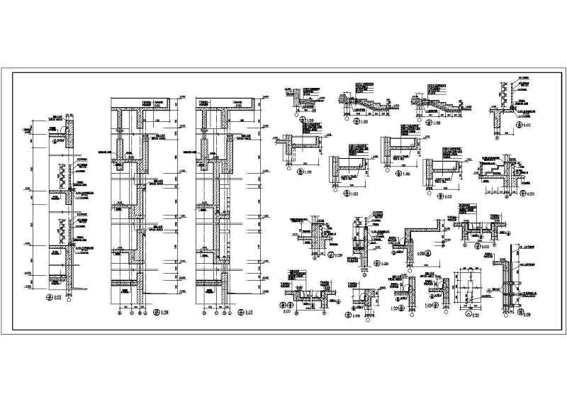 某带植<a href=https://www.yitu.cn/sketchup/cao/index.html target=_blank class=infotextkey>草</a>屋面大型综合<a href=https://www.yitu.cn/su/8159.html target=_blank class=infotextkey>楼</a><a href=https://www.yitu.cn/su/7590.html target=_blank class=infotextkey>设计</a>cad建施图