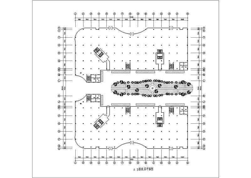 十八层电梯商住楼全套建筑设计CAD图纸