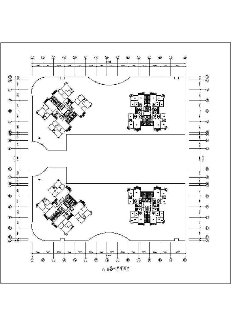 十八层<a href=https://www.yitu.cn/sketchup/dianti/index.html target=_blank class=infotextkey><a href=https://www.yitu.cn/sketchup/diantizoulang/index.html target=_blank class=infotextkey>电梯</a></a>商住<a href=https://www.yitu.cn/su/8159.html target=_blank class=infotextkey>楼</a>全套建筑<a href=https://www.yitu.cn/su/7590.html target=_blank class=infotextkey>设计</a>CAD<a href=https://www.yitu.cn/su/7937.html target=_blank class=infotextkey>图纸</a>