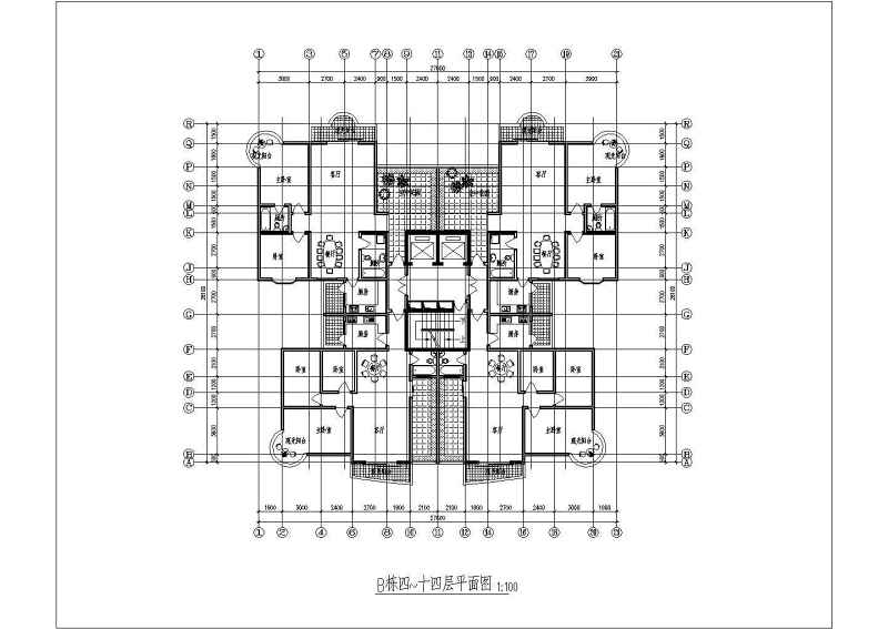 十八层<a href=https://www.yitu.cn/sketchup/dianti/index.html target=_blank class=infotextkey><a href=https://www.yitu.cn/sketchup/diantizoulang/index.html target=_blank class=infotextkey>电梯</a></a>商住<a href=https://www.yitu.cn/su/8159.html target=_blank class=infotextkey>楼</a>全套建筑<a href=https://www.yitu.cn/su/7590.html target=_blank class=infotextkey>设计</a>CAD<a href=https://www.yitu.cn/su/7937.html target=_blank class=infotextkey>图纸</a>