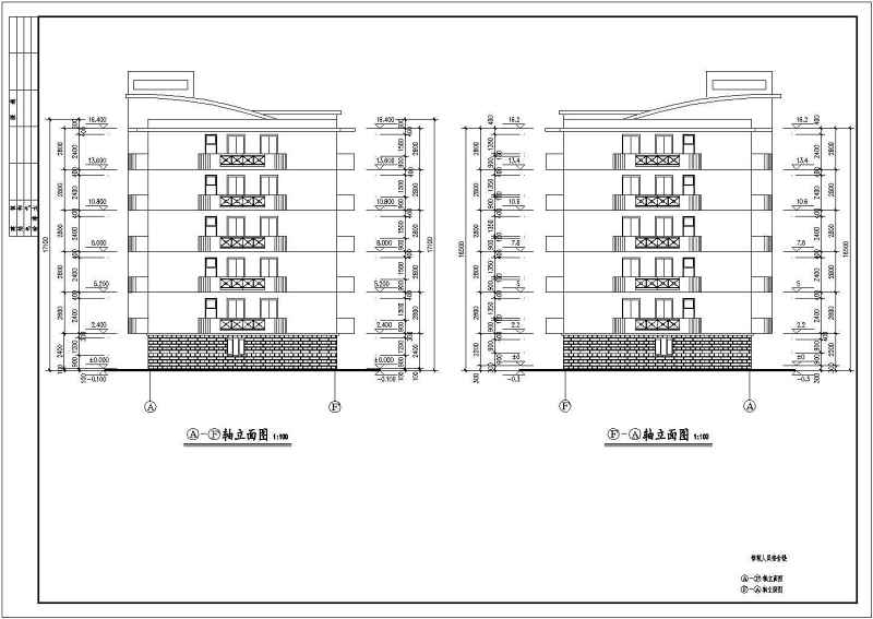 多层商住<a href=https://www.yitu.cn/su/8159.html target=_blank class=infotextkey>楼</a>建筑全套<a href=https://www.yitu.cn/su/7590.html target=_blank class=infotextkey>设计</a>施工CAD图