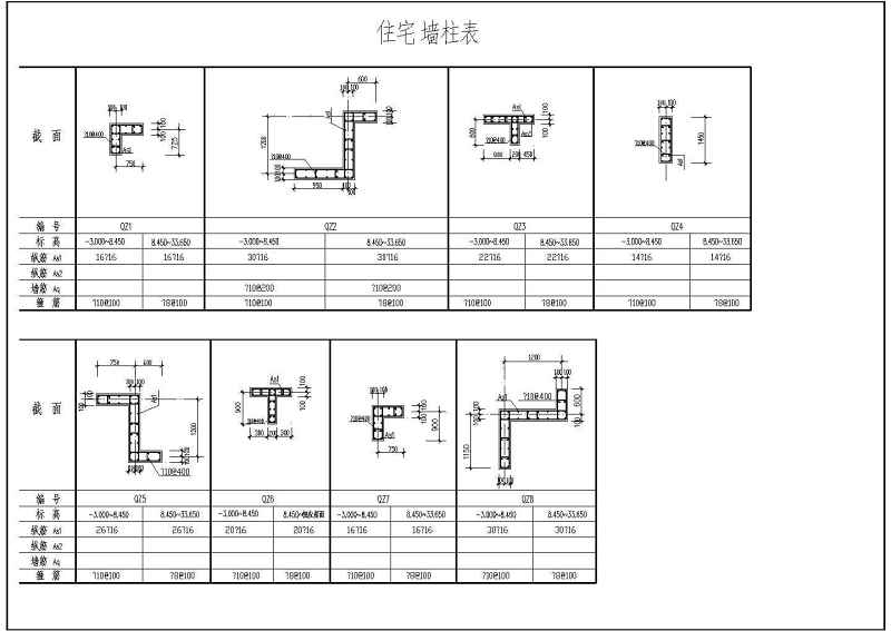 某<a href=https://www.yitu.cn/su/7872.html target=_blank class=infotextkey>地</a>十二层剪力墙结构住宅<a href=https://www.yitu.cn/su/8159.html target=_blank class=infotextkey>楼</a>结构施工图