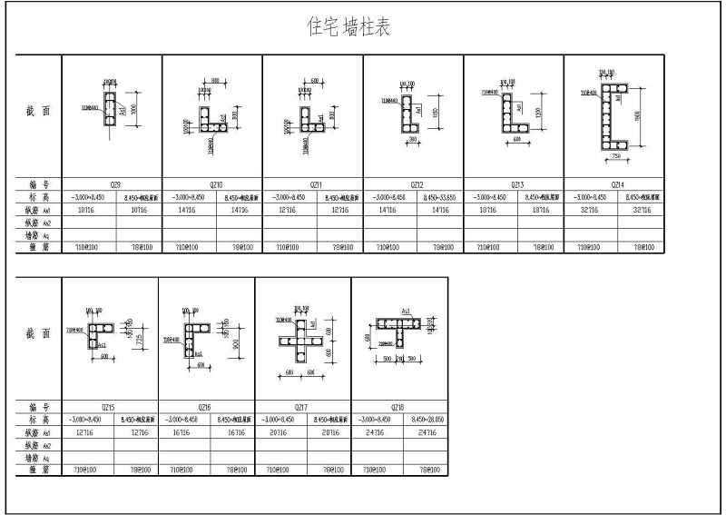 某<a href=https://www.yitu.cn/su/7872.html target=_blank class=infotextkey>地</a>十二层剪力墙结构住宅<a href=https://www.yitu.cn/su/8159.html target=_blank class=infotextkey>楼</a>结构施工图