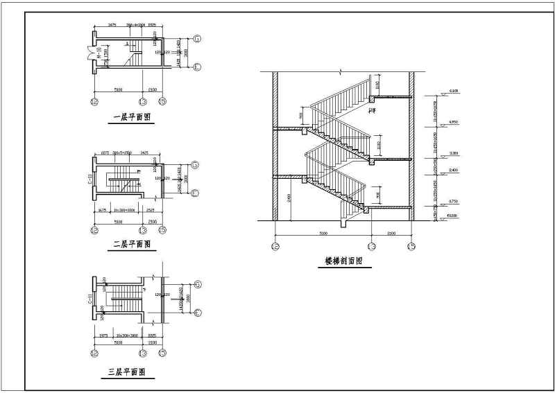 4套混凝土锅炉房、栈<a href=https://www.yitu.cn/su/8137.html target=_blank class=infotextkey>桥</a>结构施工图