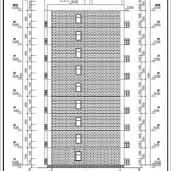 某学校9层框架剪力墙结构教师住宅楼