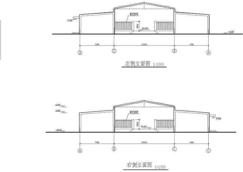 某汽车库建筑结构设计施工图