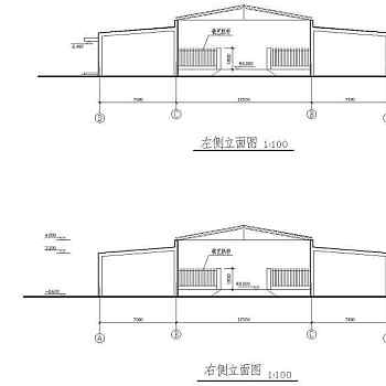 某汽车库建筑结构设计施工图