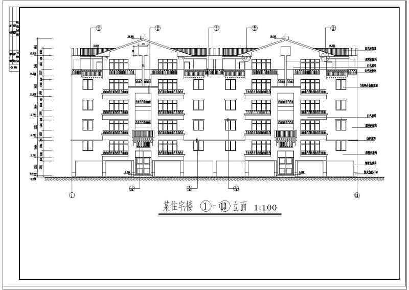 某大学生公寓<a href=https://www.yitu.cn/su/8159.html target=_blank class=infotextkey>楼</a>建筑<a href=https://www.yitu.cn/su/7590.html target=_blank class=infotextkey>设计</a>cad施工图