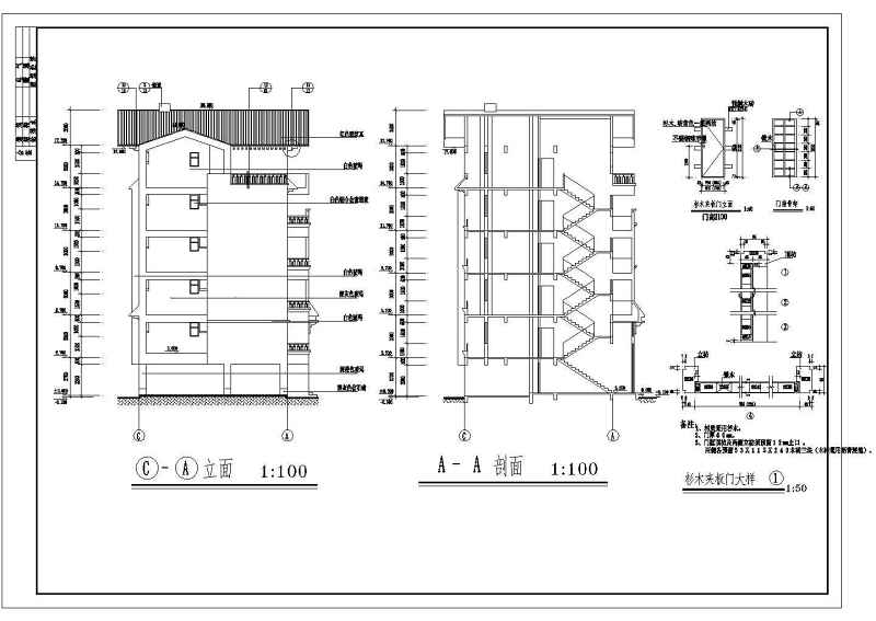 某大学生公寓<a href=https://www.yitu.cn/su/8159.html target=_blank class=infotextkey>楼</a>建筑<a href=https://www.yitu.cn/su/7590.html target=_blank class=infotextkey>设计</a>cad施工图