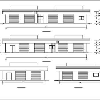 垛类机械式地下立体停车库建筑图