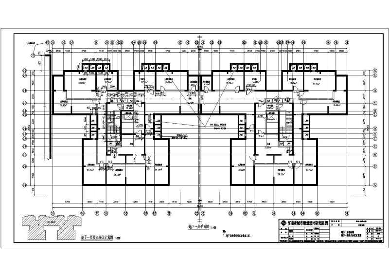 河南某二十九层剪力墙结构住宅<a href=https://www.yitu.cn/su/8159.html target=_blank class=infotextkey>楼</a>建筑<a href=https://www.yitu.cn/su/7590.html target=_blank class=infotextkey>设计</a>方案图