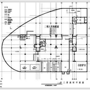 地下室人防建筑施工全套CAD图
