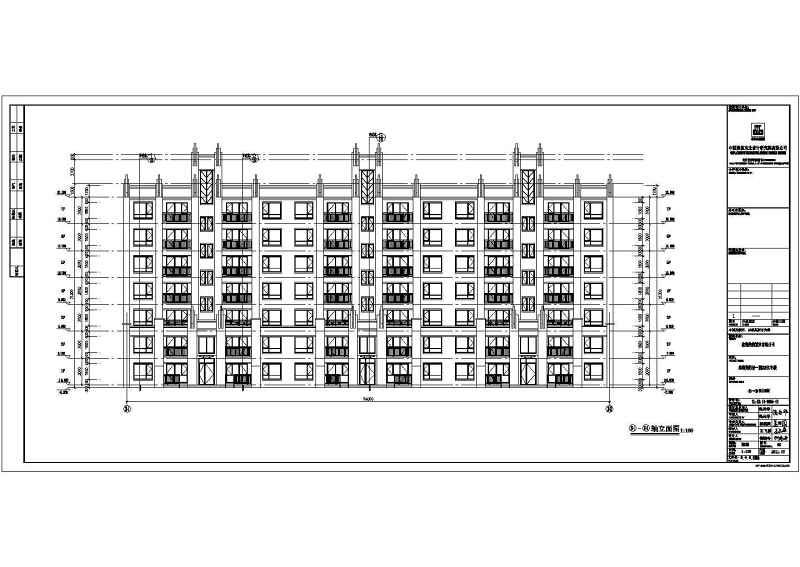 某短肢剪力墙结构七层住宅<a href=https://www.yitu.cn/su/8159.html target=_blank class=infotextkey>楼</a>建筑施工图