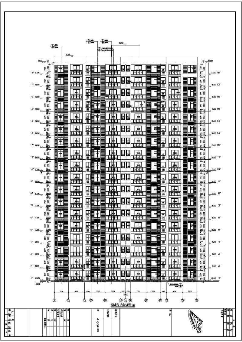 某<a href=https://www.yitu.cn/su/7872.html target=_blank class=infotextkey>地</a>18层剪力墙结构住宅<a href=https://www.yitu.cn/su/8159.html target=_blank class=infotextkey>楼</a>建筑及结构施工图