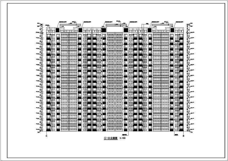 某地18层剪力墙结构住宅楼建筑设计施工图