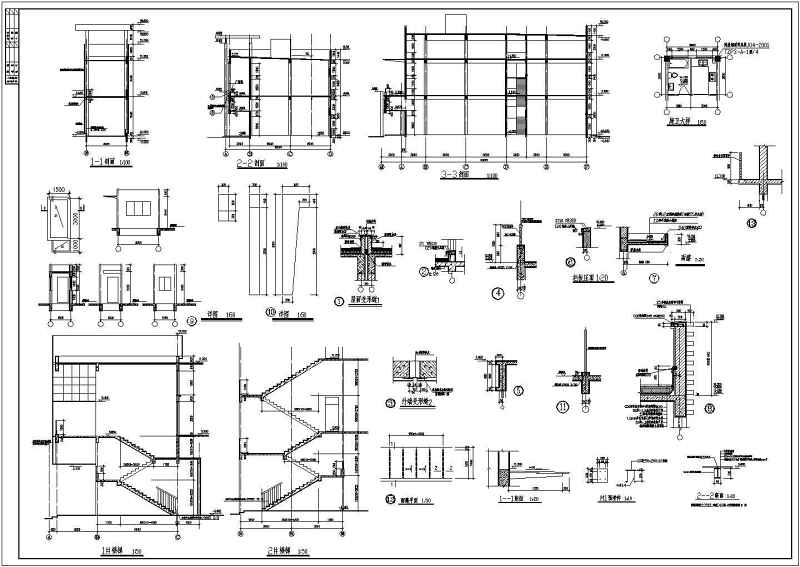 某商业步行街建筑施工图<a href=https://www.yitu.cn/su/7590.html target=_blank class=infotextkey>设计</a>及透视效果图