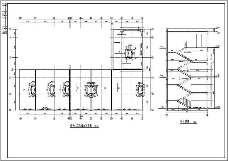 某商业步行街建筑施工图<a href=https://www.yitu.cn/su/7590.html target=_blank class=infotextkey>设计</a>及透视效果图